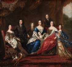 The Family of Charles XI of Sweden with relatives from the Duchy of Holstein-Gottorp, 1691. Artist: Ehrenstrahl, David Klöcker (1629-1698)