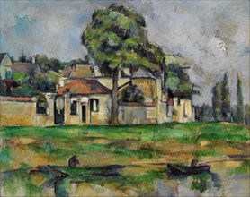 Banks of the Marne, c. 1888. Artist: Cézanne, Paul (1839-1906)