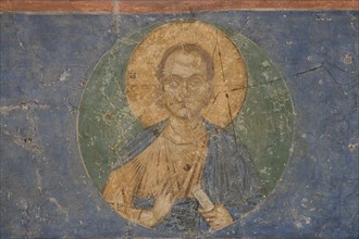 Christ Emmanuel, 12th century. Artist: Ancient Russian frescos