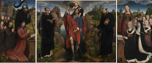 Triptych of Willem Moreel, 1484. Artist: Memling, Hans (1433/40-1494)