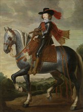 Equestrian portrait of Cardinal-Infante Ferdinand of Austria, First third of 17th cen.. Artist: Crayer, Caspar de (1584-1669)