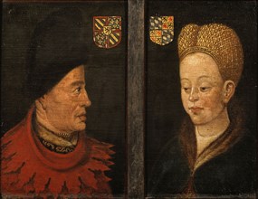 Portraits of of John The Fearless and Margaret of Bavaria, 16th century. Artist: Netherlandish master