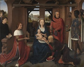 Central panel of the Triptych of Jan Floreins, 1479. Artist: Memling, Hans (1433/40-1494)