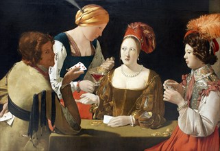 The Cheat with the Ace of Diamonds, c. 1635. Artist: La Tour, Georges, de (1583-1652)
