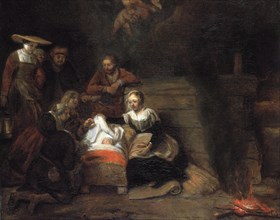 The Adoration of the Christ Child. Artist: Hoogstraten, Samuel Dirksz, van (1627-1678)