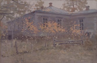 A Country house in autumn, 1902. Artist: Kalinichenko, Jakov Jakovlevich (1869-1938)