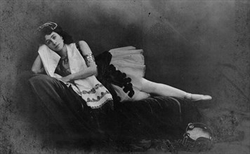 Matilda Kschessinska in the title role of the ballet La Esmeralda Artist: Anonymous