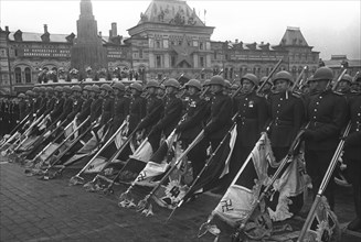 The Moscow Victory Parade, June 24, 1945 Artist: Anonymous
