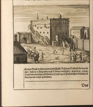The Streltsy in Kitay-gorod (Illustration from Travels to the Great Duke of Muscovy and the King of Artist: Rothgiesser, Christian Lorenzen (?-1659)