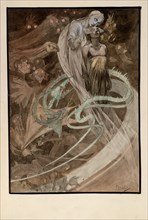 Illustration for the illustrated edition Le Pater. Artist: Mucha, Alfons Marie (1860-1939)