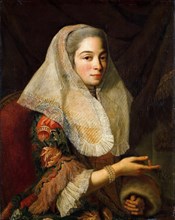 Portrait of a Young Maltese Lady. Artist: Favray, Antoine de (1706-1791)