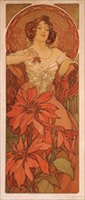 Ruby (From the series The gems). Artist: Mucha, Alfons Marie (1860-1939)