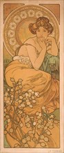 Topaz (From the series The gems). Artist: Mucha, Alfons Marie (1860-1939)