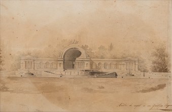 Study of an Arcade for Tsarskoye Selo. Artist: Quarenghi, Giacomo Antonio Domenico (1744-1817)