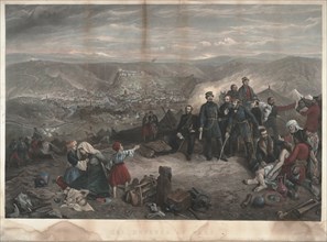 The defence of Kars. Artist: Simpson, William (1832-1898)