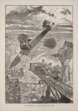 Illustration for Le vingtième siècle: La vie électrique. Artist: Robida, Albert (1848-1926)