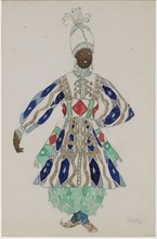 Costume design for the revue Aladin, or the Wonderful Lamp. Artist: Bakst, Léon (1866-1924)