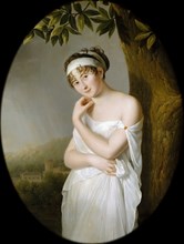Portrait of Madame Récamier, née Julie Bernard (1777-1849). Artist: Morin, Eulalie (1765-1837)
