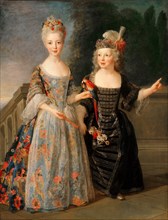 Catherine-Eléonore-Eugènie de Béthisy, future Princess of Montauban, and her brother Eugène de Béthi Artist: Belle, Alexis Simon (1674-1734)