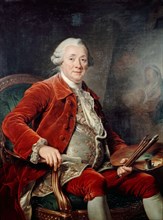 Portrait of Charles-Amédée-Philippe van Loo. Artist: Labille-Guiard, Adélaïde (1749-1803)