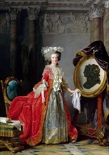 Princess Marie Adélaïde of France (1732-1800). Artist: Labille-Guiard, Adélaïde (1749-1803)