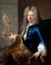 Portrait of Louis Boullogne the Younger (1654-1733). Artist: Tocqué, Louis (1696-1772)