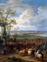 The Siege of Ypres, March 1678. Artist: Meulen, Adam Frans, van der (1632-1690)