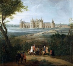View of the château de Chambord, from the park. Artist: Martin, Pierre-Denis II (1663-1742)