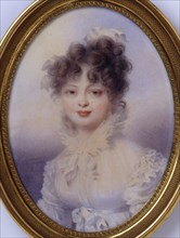 Grand Duchess Catherine Pavlovna of Russia (1788-1819), Queen of Württemberg. Artist: Isabey, Jean-Baptiste (1767-1855)