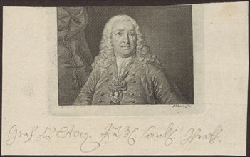 Count Jean Armand de L'Estocq (1692-1767). Artist: Schleuen, Johann David, the Elder (1711-1771)