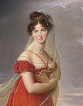 Portrait of Aglae Angelique Gabrielle de Gramont (1787-1842), wife of General Alexander Lvovich Davy Artist: Vigée-Lebrun, Marie Louise Elisabeth (1755-1842)