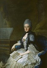 Duchess Anna Amalia of Brunswick-Wolfenbüttel (1739-1807). Artist: Ziesenis, Johann Georg, the Younger (1716-1776)