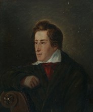 Portrait of the poet Heinrich Heine (1797-1856). Artist: Oppenheim, Moritz Daniel (1800-1882)