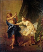 Joseph and Potiphar's Wife. Artist: Bertin, Nicolas (1668-1736)