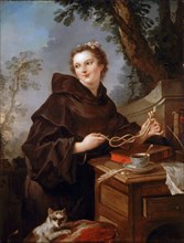 Louise Anne de Bourbon (1695-1758), Countess of Charolais. Artist: Natoire, Charles Joseph (1700-1777)