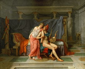 The Loves of Helen and Paris. Artist: David, Jacques Louis (1748-1825)