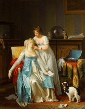 La mauvaise nouvelle (Bad News). Artist: Gérard, Marguerite (1761-1837)