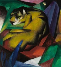 The tiger. Artist: Marc, Franz (1880-1916)