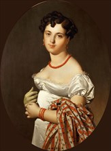 Portrait of Madame Cécile Panckoucke, née Bochet. Artist: Ingres, Jean Auguste Dominique (1780-1867)