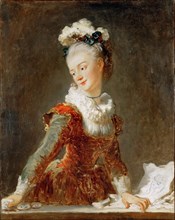 Portrait of the ballerina Marie-Madeleine Guimard (1743-1816). Artist: Fragonard, Jean Honoré (1732-1806)