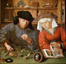 The Moneylender and his Wife. Artist: Massys, Quentin (1466?1530)
