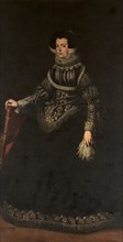 Portrait of Queen Elisabeth of France (1602-1644), Queen consort of Spain. Artist: Anonymous