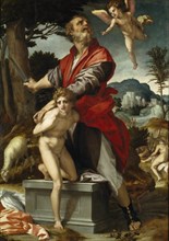 The Sacrifice of Isaac. Artist: Andrea del Sarto (1486-1531)