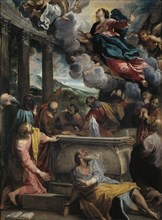 The Assumption of the Blessed Virgin Mary. Artist: Carracci, Annibale (1560-1609)