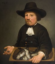 Man with the Bucket of Fish. Artist: Cuyp, Aelbert (1620-1691)