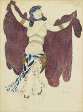 Costume design for the ballet Cleopatra by A. Arensky. Artist: Bakst, Léon (1866-1924)