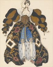 Costume design for the Ballet La Légende de Joseph by R. Strauss. Artist: Bakst, Léon (1866-1924)