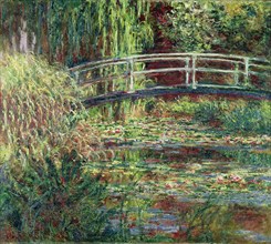 Waterlily Pond, Pink Harmony (Le bassin aux nymphéas, harmonie rose). Artist: Monet, Claude (1840-1926)