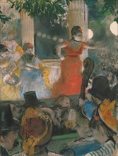 The café-concert at Les Ambassadeurs. Artist: Degas, Edgar (1834-1917)