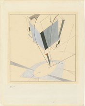 Proun 5. Artist: Lissitzky, El (1890-1941)